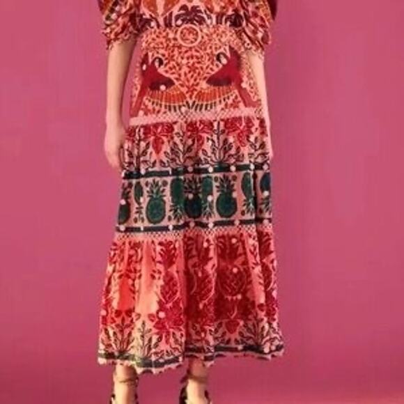 FARM Rio Colorful Maxi Skirt - Picture 1 of 2